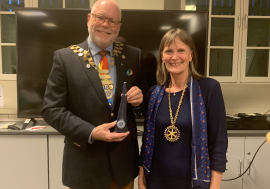 Det årlige guvernørbesøket i Raufoss Rotary