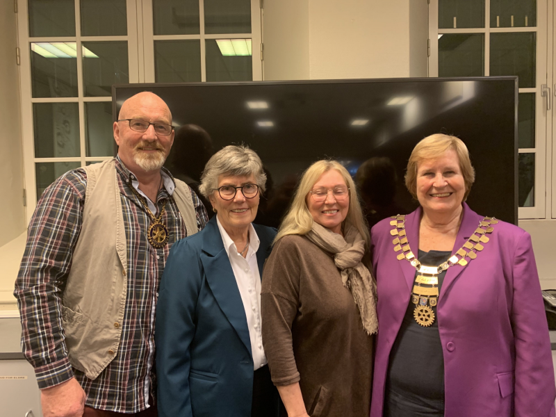 GUVERNØRBESØK - OPPTAK AV NYTT MEDLEM - OG HYGGE