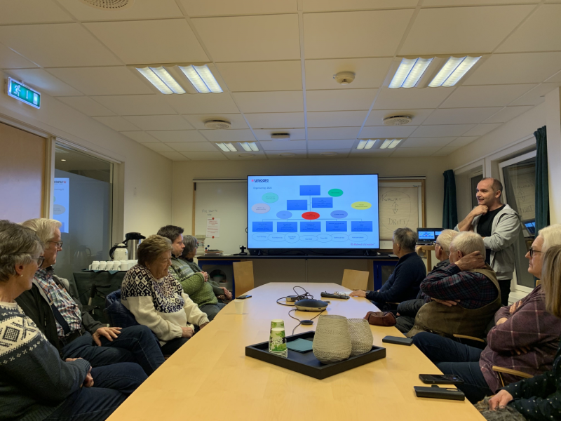 Vi var på UNICARE Steffensrud denne tirsdagskvelden