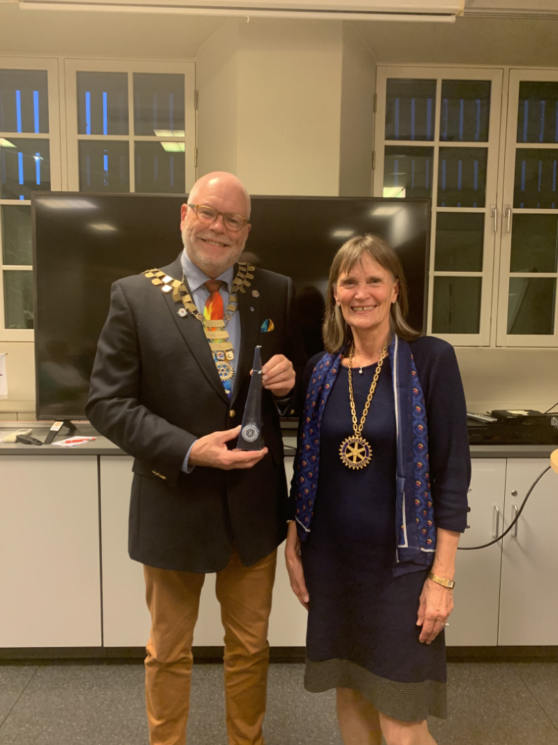 Det årlige guvernørbesøket i Raufoss Rotary