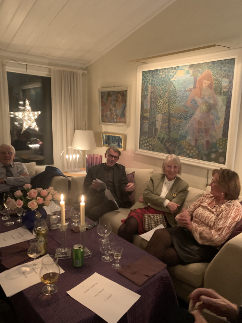Førjulsfest hos Wenche og Arne Furuseth