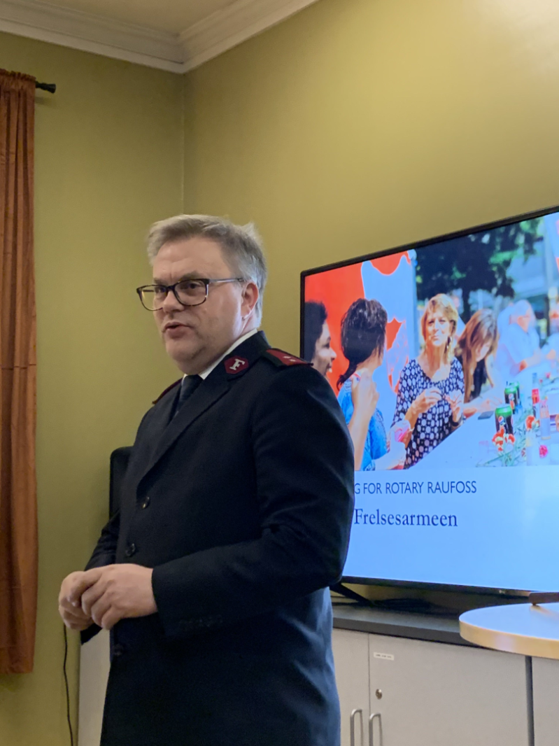 Magne Berg er kaptein i Frelsesarmeen Gjøvik og Toten (Gjøvik korps).