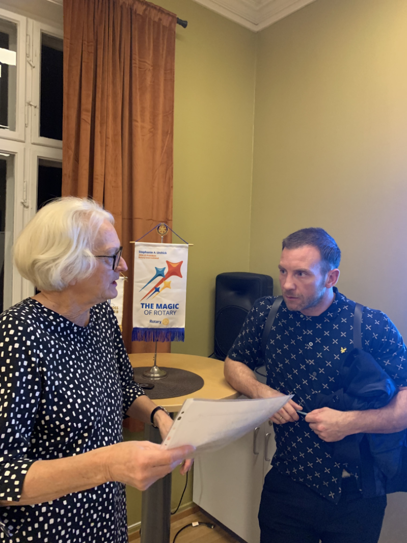 Dagens foredrag var ved Anders Dysthe, klinikkleder ved Blå Kors Eina.