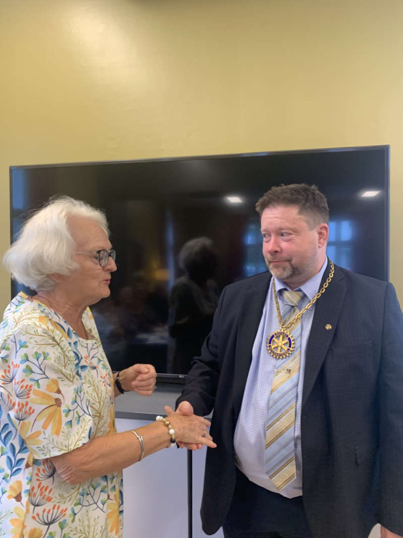 Sommerfest og presidentskifte på Raufoss Gård