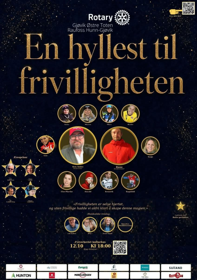Høstens store Festkvelden bør du  få med deg.